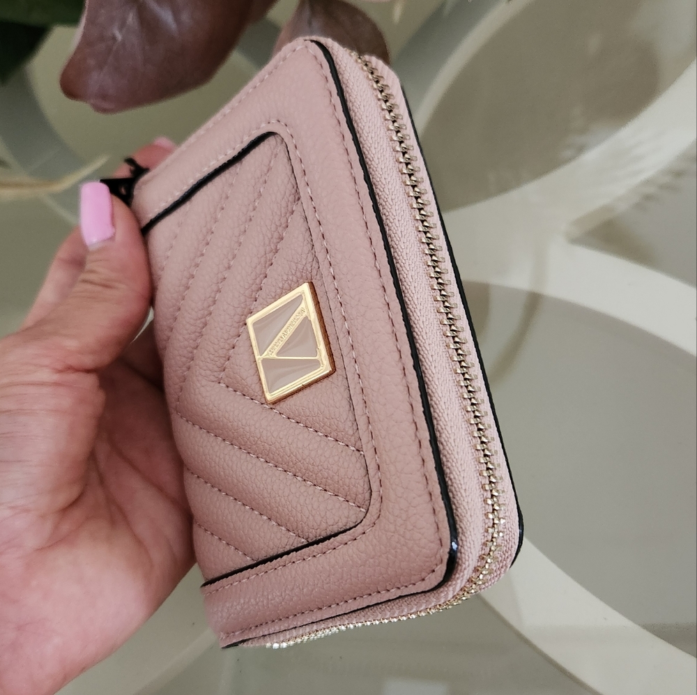 VICTORIA'S SECRET Small Wallet with Zip, Pink - Picture 6 of 6